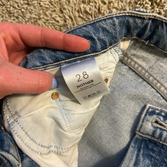 Mother wide leg crop Jean - Picture 3 of 5